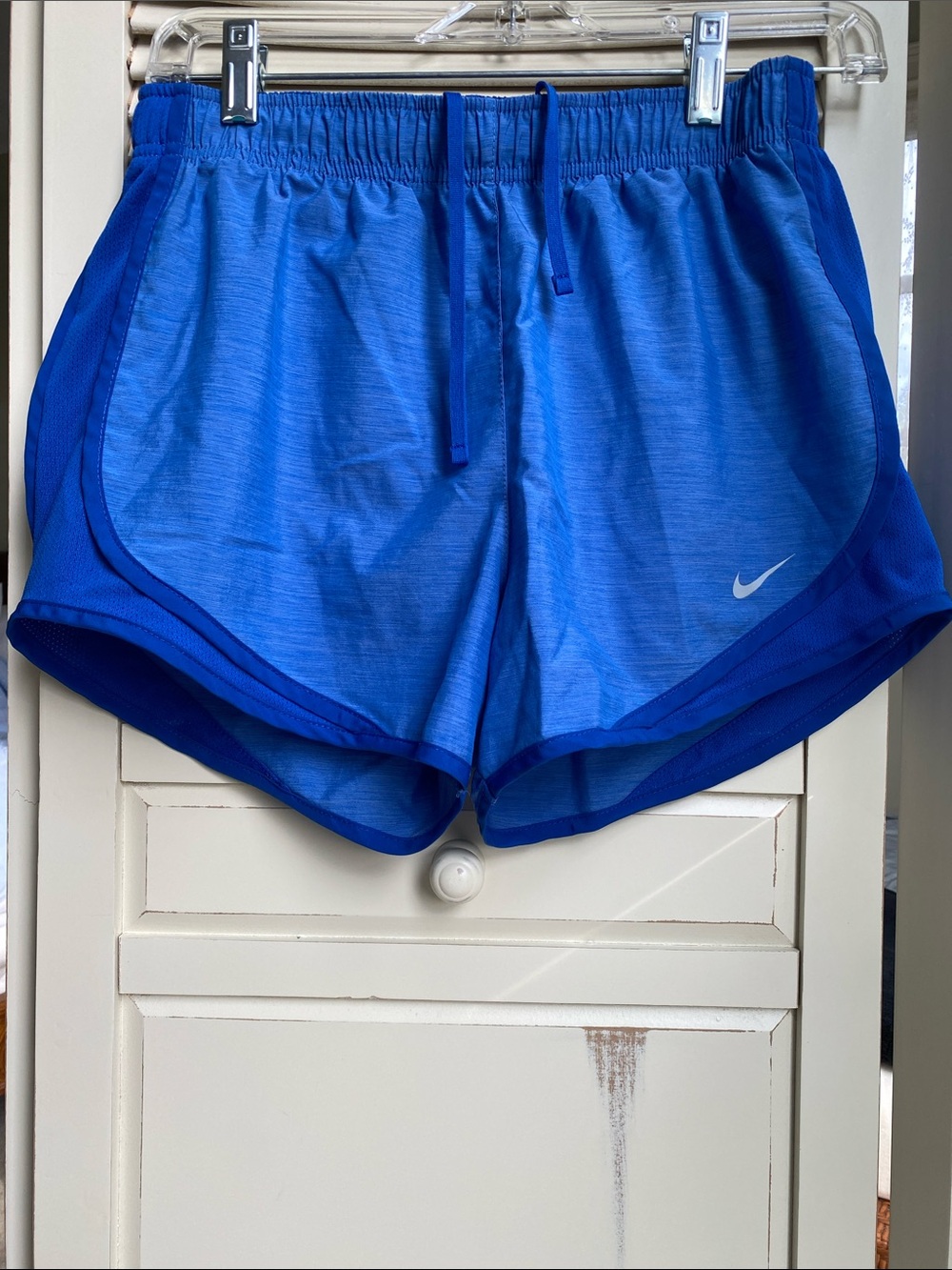 Nike Women's Blue Athletic Dri-FIT Shorts size S note color not as saturated